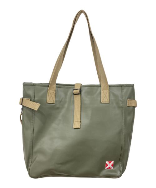 LUGGAGE LABEL（ラゲッジ レーベル）LUGGAGE LABEL (ラゲッジ レーベル) ライナートートバッグ オリーブの古着・服飾アイテム