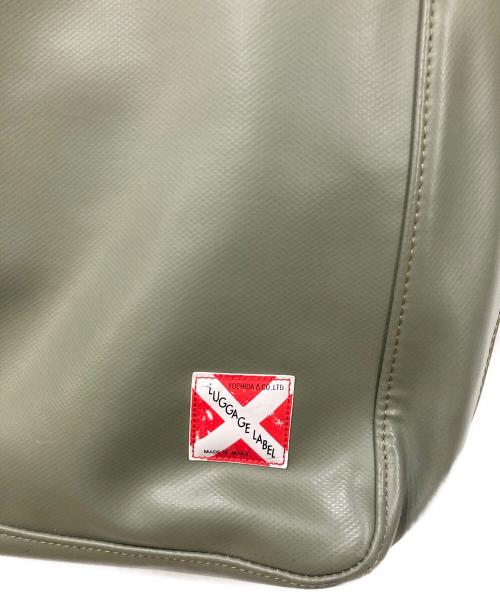 LUGGAGE LABEL（ラゲッジ レーベル）LUGGAGE LABEL (ラゲッジ レーベル) ライナートートバッグ オリーブの古着・服飾アイテム