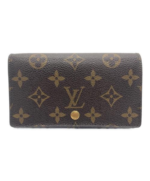 LOUIS VUITTON（ルイ ヴィトン）LOUIS VUITTON (ルイ ヴィトン) ポルトモネ・ビエ・トレゾール ブラウンの古着・服飾アイテム