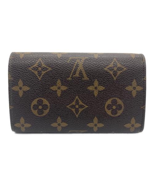 LOUIS VUITTON（ルイ ヴィトン）LOUIS VUITTON (ルイ ヴィトン) ポルトモネ・ビエ・トレゾール ブラウンの古着・服飾アイテム