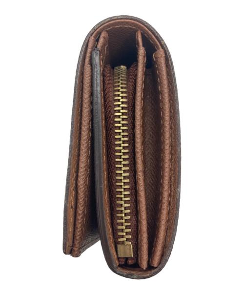 LOUIS VUITTON（ルイ ヴィトン）LOUIS VUITTON (ルイ ヴィトン) ポルトモネ・ビエ・トレゾール ブラウンの古着・服飾アイテム