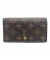 LOUIS VUITTON（ルイ ヴィトン）の古着「ポルトモネ・ビエ・トレゾール」｜ブラウン