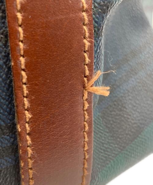 POLO RALPH LAUREN（ポロ・ラルフローレン）POLO RALPH LAUREN (ポロ・ラルフローレン) ボストンバッグ グリーン×ブラウンの古着・服飾アイテム