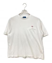 FRED PERRY（フレッドペリー）の古着「半袖カットソー」｜ホワイト
