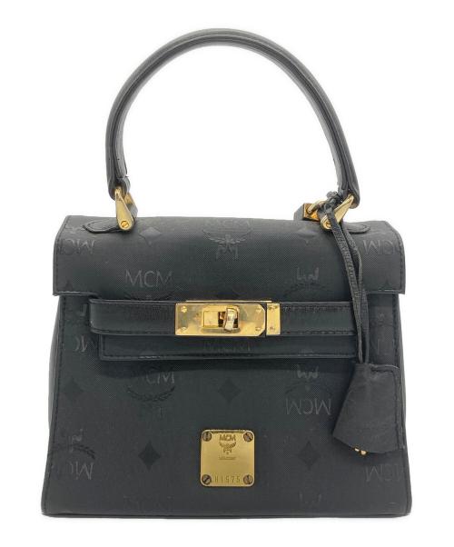MCM（エムシーエム）MCM (エムシーエム) ハンドバッグ/ヴィセトス ブラックの古着・服飾アイテム