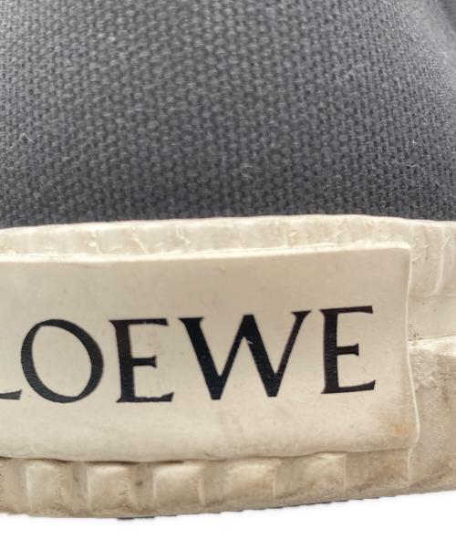 LOEWE（ロエベ）LOEWE (ロエベ) アナグラムフラップスニーカー ブラック×ホワイト サイズ:37の古着・服飾アイテム