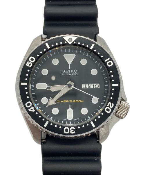 SEIKO（セイコー）SEIKO (セイコー) ダイバーズウォッチ ブラックの古着・服飾アイテム