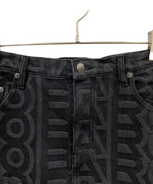 MARC JACOBS（マークジェイコブス）MARC JACOBS (マークジェイコブス) The Monogram Denim Skirt ブラック サイズ:Mの古着・服飾アイテム