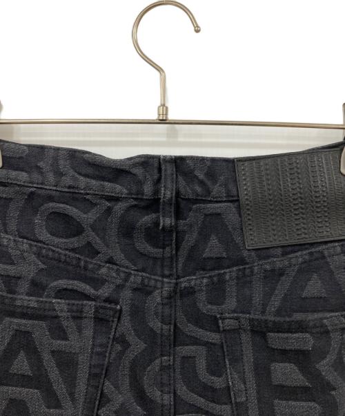 MARC JACOBS（マークジェイコブス）MARC JACOBS (マークジェイコブス) The Monogram Denim Skirt ブラック サイズ:Mの古着・服飾アイテム