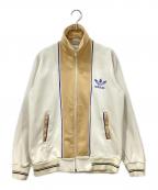 adidasアディダス）の古着「トラックジャケット」｜ベージュ