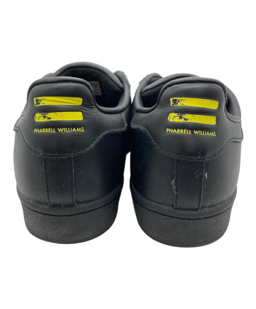 adidas（アディダス）adidas (アディダス) スーパースター ファレル スーパーシェル アートワーク ブラック サイズ:27cmの古着・服飾アイテム