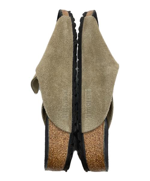 BIRKENSTOCK（ビルケンシュトック）BIRKENSTOCK (ビルケンシュトック) Arosa Big Buckle カーキ×ブラック サイズ:38の古着・服飾アイテム