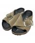 BIRKENSTOCK（ビルケンシュトック）の古着「Arosa Big Buckle」｜カーキ×ブラック