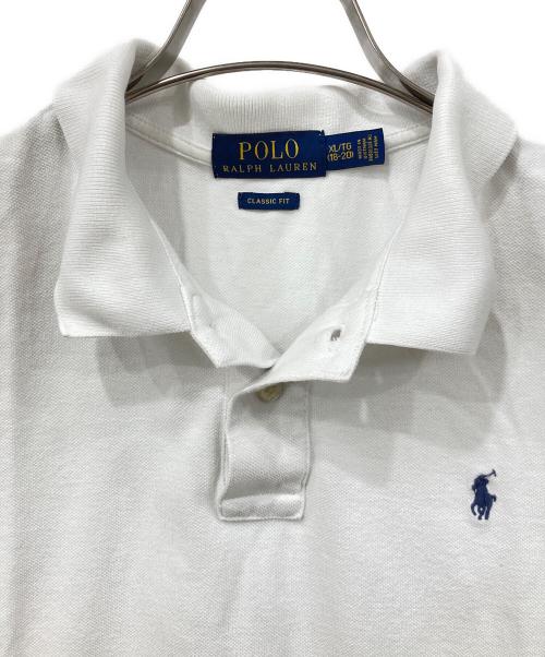 POLO RALPH LAUREN（ポロ・ラルフローレン）POLO RALPH LAUREN (ポロ・ラルフローレン) 半袖ポロシャツ ホワイト サイズ:XLサイズの古着・服飾アイテム