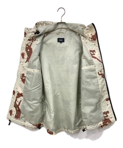HUF（ハフ）HUF (ハフ) ナイロンジャケット グリーン×ブラウン サイズ:SIZE Sの古着・服飾アイテム