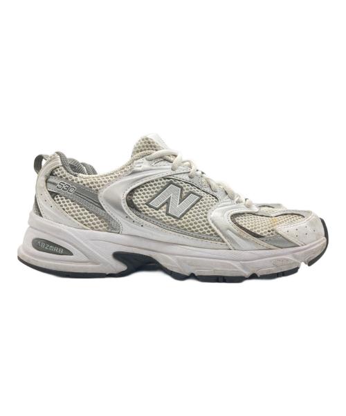 NEW BALANCE（ニューバランス）NEW BALANCE (ニューバランス) スニーカー ホワイト×グレー サイズ:24の古着・服飾アイテム