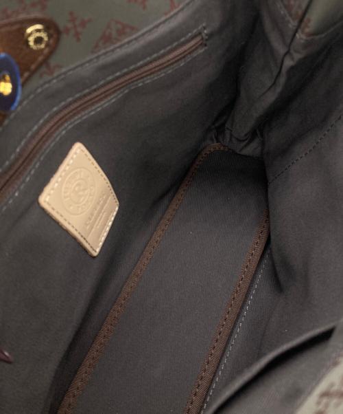 russet（ラシット）russet (ラシット) 2WAYショルダーバッグ ブラウン×レッドの古着・服飾アイテム