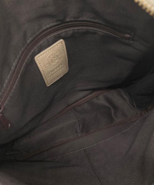 russet（ラシット）russet (ラシット) 2WAYショルダーバッグ グレー×ベージュの古着・服飾アイテム