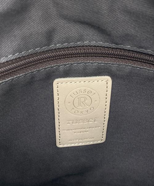 russet（ラシット）russet (ラシット) 2WAYショルダーバッグ グレー×ベージュの古着・服飾アイテム