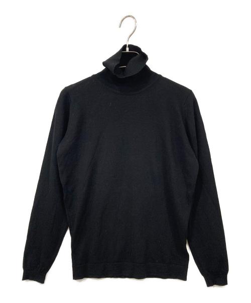 JOHN SMEDLEY（ジョンスメドレー）JOHN SMEDLEY (ジョンスメドレー) 薄手ニット ブラック サイズ:Sの古着・服飾アイテム
