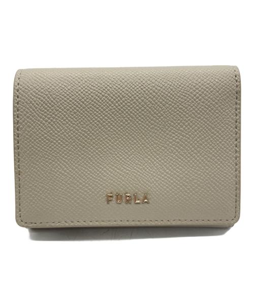FURLA（フルラ）FURLA (フルラ) 3つ折り財布 グレージュの古着・服飾アイテム