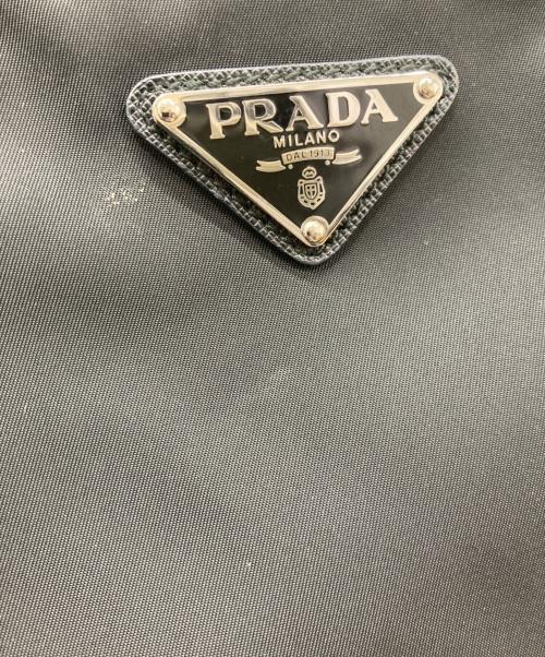 PRADA（プラダ）PRADA (プラダ) ナイロンショルダーバッグ ブラックの古着・服飾アイテム