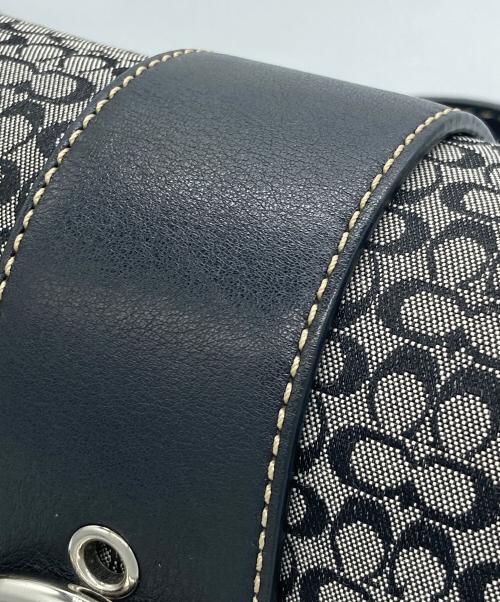 COACH（コーチ）COACH (コーチ) ハンドバッグ ブラック×グレーの古着・服飾アイテム