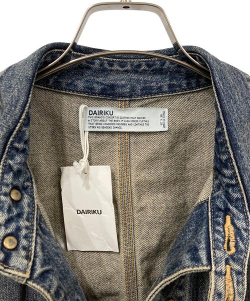 DAIRIKU（ダイリク）DAIRIKU (ダイリク) デニムジャケット インディゴ サイズ:Lサイズ 未使用品の古着・服飾アイテム