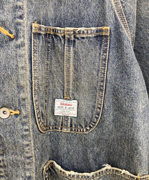 DAIRIKU（ダイリク）DAIRIKU (ダイリク) デニムジャケット インディゴ サイズ:Lサイズ 未使用品の古着・服飾アイテム