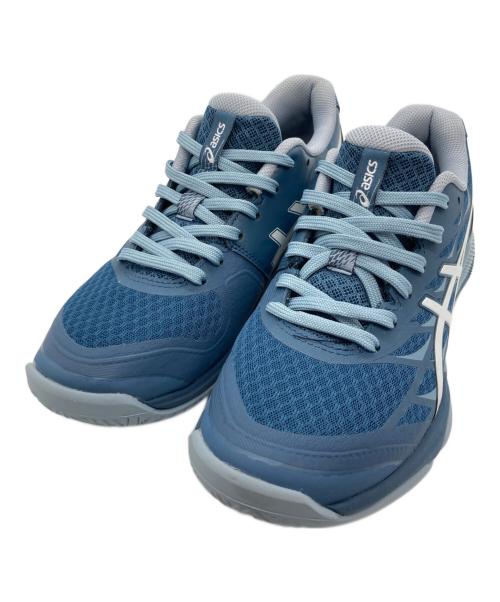asics（アシックス）asics (アシックス) ローカットスニーカー ブルー サイズ:24cmの古着・服飾アイテム