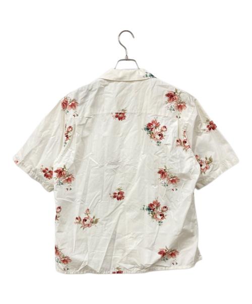 FORSOMEONE（フォーサムワン）FORSOMEONE (フォーサムワン) 半袖シャツ ホワイト×レッド サイズ:SIZE 46の古着・服飾アイテム