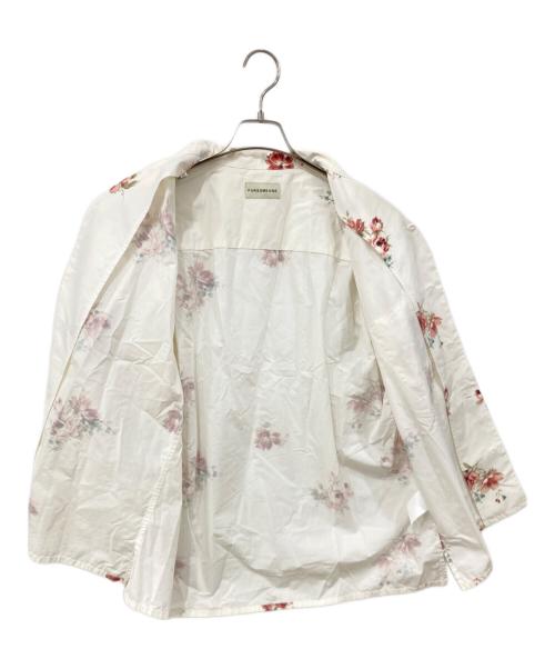 FORSOMEONE（フォーサムワン）FORSOMEONE (フォーサムワン) 半袖シャツ ホワイト×レッド サイズ:SIZE 46の古着・服飾アイテム
