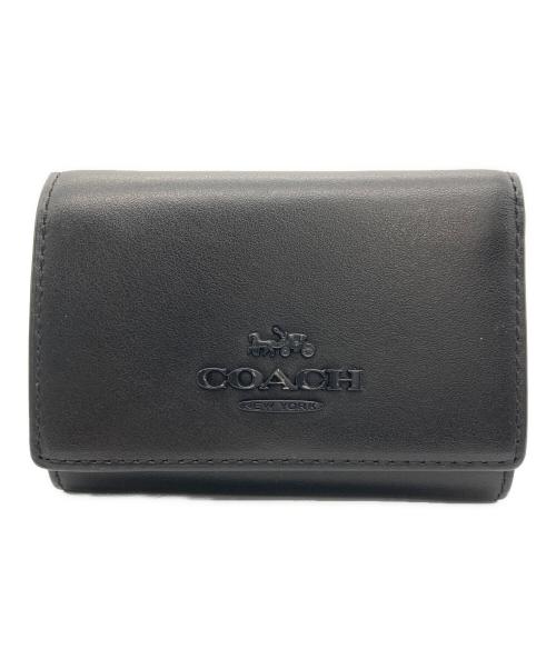 COACH（コーチ）COACH (コーチ) マイクロウォレット ブラックの古着・服飾アイテム