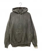 X-LARGEエクストララージ）の古着「PIGMENT DYED WORK PULLOVER HOODED SWEAT」｜グレー
