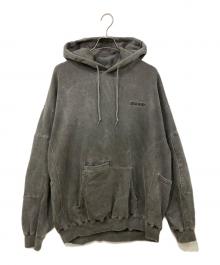X-LARGE（エクストララージ）の古着「PIGMENT DYED WORK PULLOVER HOODED SWEAT」｜グレー