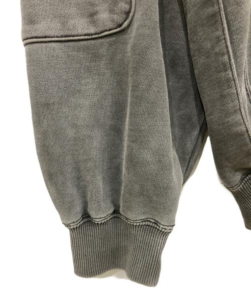 X-LARGE（エクストララージ）X-LARGE (エクストララージ) PIGMENT DYED WORK PULLOVER HOODED SWEAT グレー サイズ:XLサイズの古着・服飾アイテム