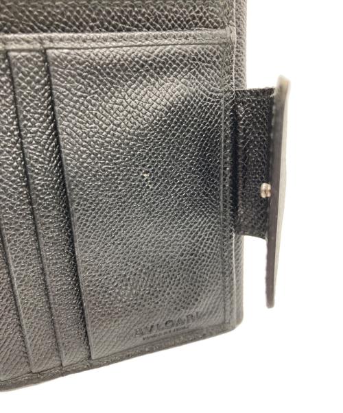 BVLGARI（ブルガリ）BVLGARI (ブルガリ) 2つ折り財布 ブラックの古着・服飾アイテム
