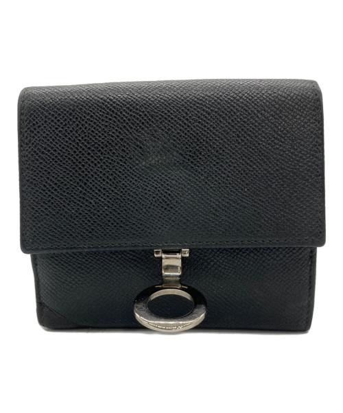 BVLGARI（ブルガリ）BVLGARI (ブルガリ) 2つ折り財布 ブラックの古着・服飾アイテム