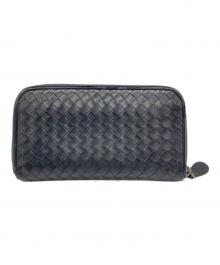 BOTTEGA VENETA（ボッテガベネタ）の古着「長財布」｜ネイビー