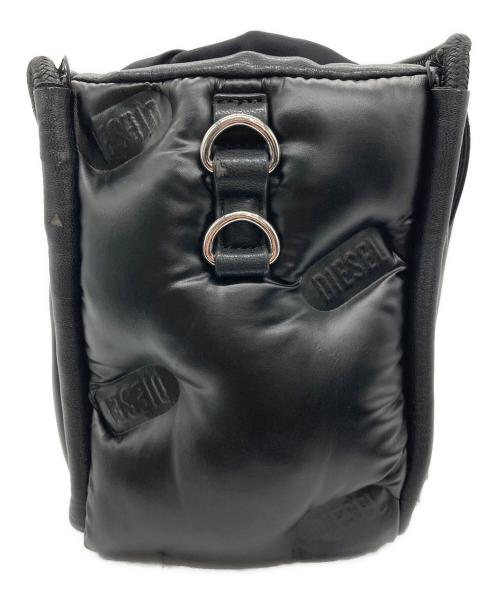 DIESEL（ディーゼル）DIESEL (ディーゼル) キルティングショルダーバッグ ブラックの古着・服飾アイテム