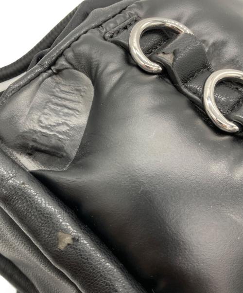 DIESEL（ディーゼル）DIESEL (ディーゼル) キルティングショルダーバッグ ブラックの古着・服飾アイテム