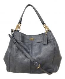 COACH（コーチ）の古着「2WAYショルダーバッグ」｜ネイビー
