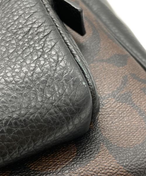 COACH（コーチ）COACH (コーチ) リュック/シグネチャー ブラウン×ブラックの古着・服飾アイテム
