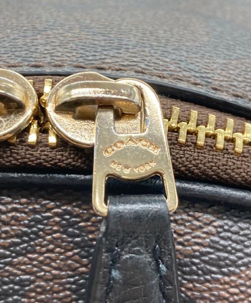 COACH（コーチ）COACH (コーチ) リュック/シグネチャー ブラウン×ブラックの古着・服飾アイテム
