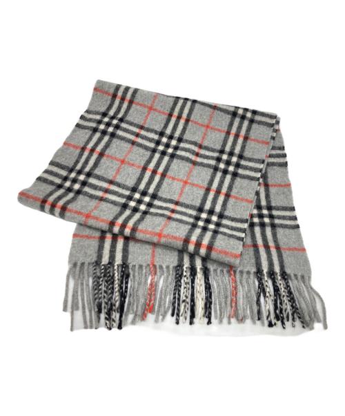 Burberry's（バーバリーズ）Burberry's (バーバリーズ) カシミヤストール グレーの古着・服飾アイテム