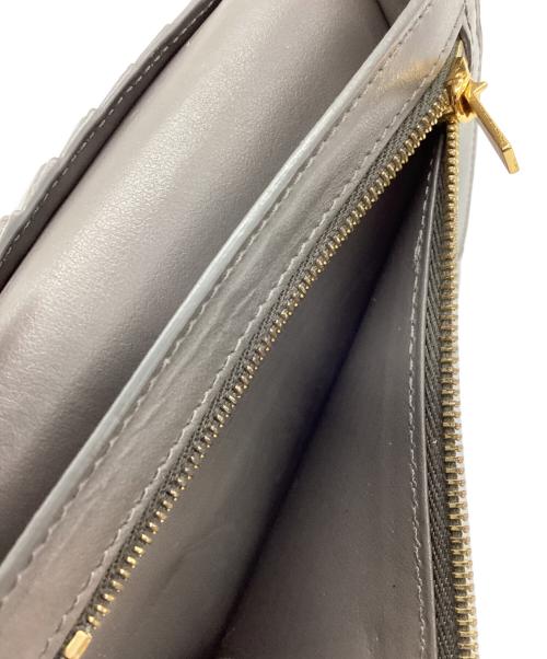 CELINE（セリーヌ）CELINE (セリーヌ) ミディアムストラップウォレット グレーの古着・服飾アイテム