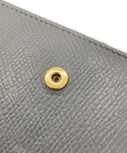 CELINE（セリーヌ）CELINE (セリーヌ) ミディアムストラップウォレット グレーの古着・服飾アイテム