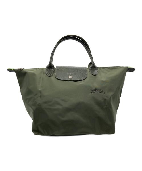 LONGCHAMP（ロンシャン）LONGCHAMP (ロンシャン) プリアージュトートバッグ グリーンの古着・服飾アイテム