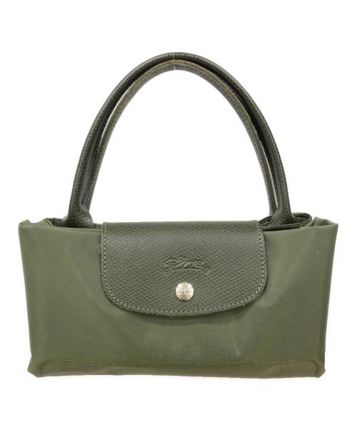 LONGCHAMP（ロンシャン）LONGCHAMP (ロンシャン) プリアージュトートバッグ グリーンの古着・服飾アイテム