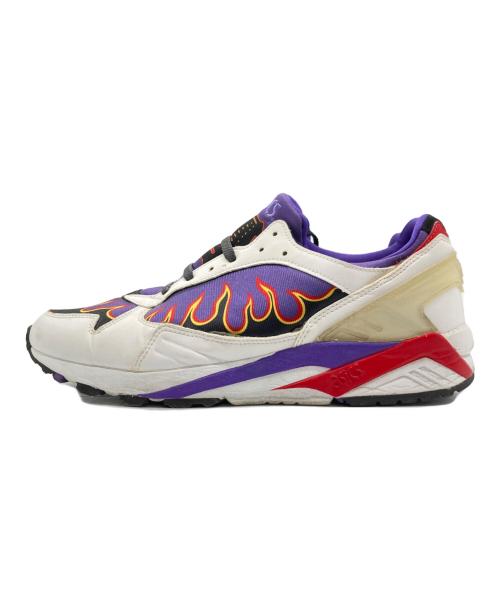asics（アシックス）asics (アシックス) SNEAKERWOLF (スニーカーウルフ) GEL-PTG ホワイト×パープル×レッド サイズ:27.5の古着・服飾アイテム